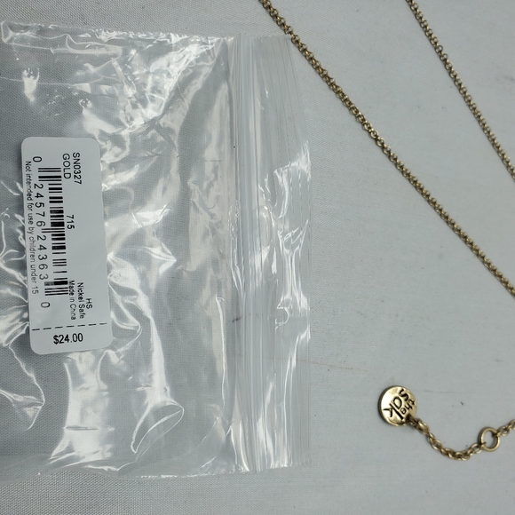 The Sak Jewelry The Sak Womens Gold Cz Open Pendant Necklace Poshmark